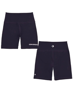 Велосипедки "ЖЕНСКИЕ WORDMARK BIKE SHOR", с эластичным поясом, черный Converse