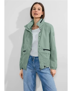 Уличная куртка, без капюшона, с кулиской по низу, мятный Cecil