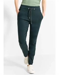 Брюки Jogger в стиле бега, зеленый Cecil