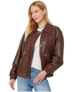Куртка-бомбер Faux Leather Bomber, цвет Chocolate Brown Levi's®