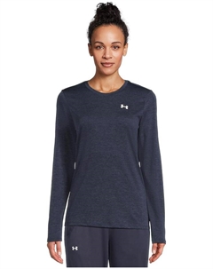 Лонгслив Tech Long, цвет Midnight Navy/White Under armour