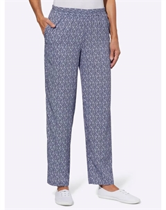 Брюки без застежки, синий Classic basics