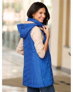 Длинный жилет, синий Classic basics