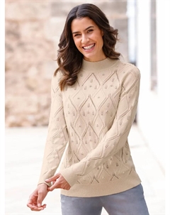 Вдохновение Свитер Ajour "Пуловер", цвет Sand Inspirationen