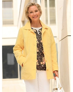 Длинная куртка, без капюшона, желтый Classic basics