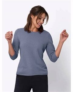 Свитер с рукавом 3/4 "Пуловер", синий Classic basics