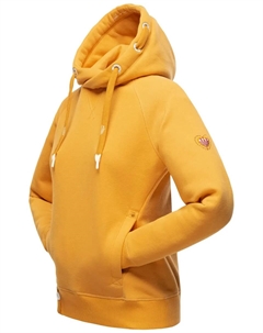 Толстовка с капюшоном "Love Mouse", уютная женская толстовка на толстых кулисках, желтый Navahoo