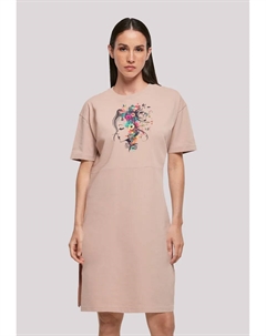 Платье-рубашка "Flower Silhouette Colorful", принт, цвет Duskrose F4nt4stic