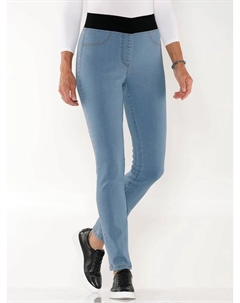 Джинсы без застежек (1 шт.), цвет Blue-Bleached Classic basics