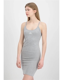 Футболка " Женщины - Платья Базовое платье с маленьким логотипом Wmn", белый Alpha industries