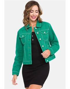 Джинсовая куртка в современном стиле, зеленый Cipo&baxx