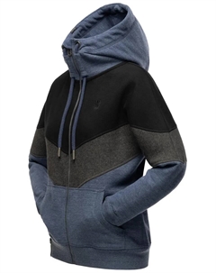 Толстовка с капюшоном "Honey Pearl", спортивная женская толстовка в стиле колобок, синий Navahoo