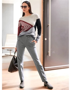 Жаккардовый свитер "свитер", антрацит Heine