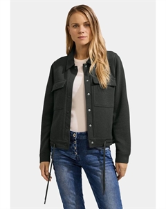 Короткая куртка, без капюшона, с планкой на пуговицах, хаки Cecil