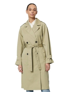 Тренч "из органического хлопкового твила", зеленый Marc o'polo