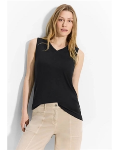 Майка с V-образным вырезом, черный Cecil