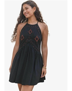 Платье из джерси REGULAR FIT -EMBROIDERED, черный Next