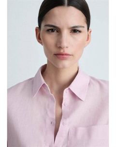 Блузка на пуговицах LINO, фиолетовый Mango