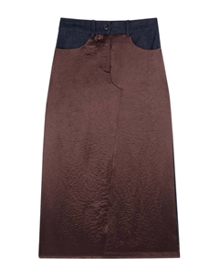 Юбка из денима Gonna a campana, коричневый Scalpers