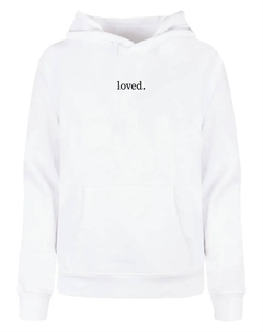 Толстовка "Женская худи Ladies Love Basic", белый Merchcode