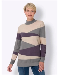 Свитер с воротником-стойкой "свитер с воротником-стойкой", слоновая кость Classic basics