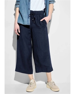 Брюки Marlene, эластичный пояс с кулиской, синий Cecil