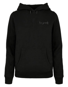 Толстовка с капюшоном "Женская толстовка с капюшоном Love Yourself Basic ", черный Merchcode