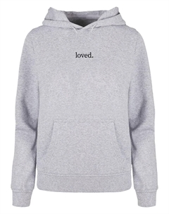 Толстовка "Женская худи Ladies Love Basic", серый Merchcode