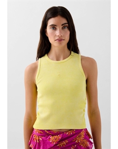 Топ GATHER SIDE, желтый Scalpers