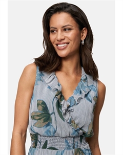 Повседневное платье MIDI MIT RÜSCHEN, синий Zero