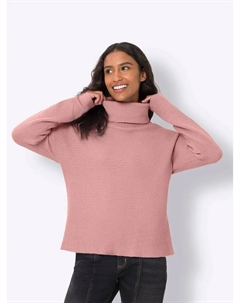 Вязаный свитер "Пуловер", розовый Heine