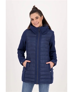 Стеганое пальто "GILMOUR AIMEE LONG WOMEN", также доступно в больших размерах, цвет морской волны Deproc active