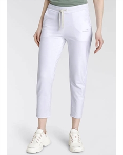 Брюки спортивные, длина 7/8, с логотипом, белый Kangaroos