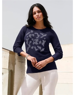 Вдохновение свитер с круглым вырезом "Пуловер", цвет морской волны Inspirationen