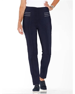 Брюки без застежки, цвет морской волны Classic basics