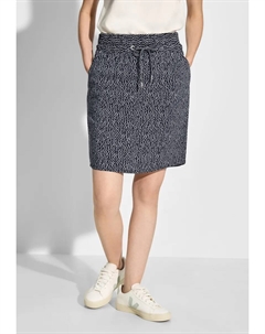 Мини-юбка, эластичный пояс с кулиской, синий Cecil