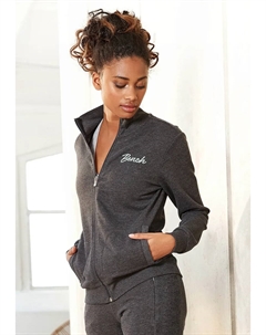 Толстовка с вышивкой двух логотипов, костюм для отдыха, антрацит Bench