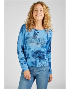 Вязаный свитер " Pullover", голубой Rabe