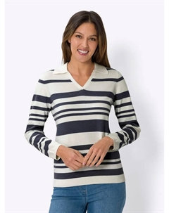 Свитер в полоску "свитер с длинными рукавами", цвет морской волны Classic basics