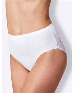 Трусики на талии (2 шт.), белый Wäschepur