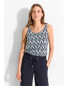 Майка с круглым вырезом, белый Cecil