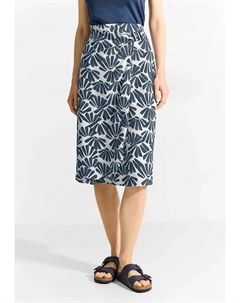 Юбка макси, смесь мягких материалов, синий Cecil