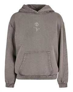 Толстовка "Женская женская толстовка оверсайз с эффектом розовой кислоты " ", цвет Asphalt Merchcode