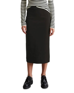 Юбка из джерси, выполненная из материала интерлок, черный Marc o'polo