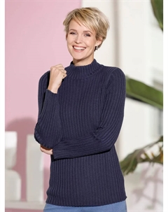 Свитер с воротником-стойкой "свитер с воротником-стойкой", синий Classic basics