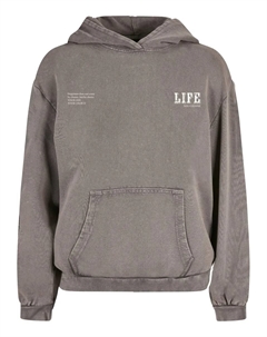 Толстовка "Женская женская толстовка оверсайз с промывкой кислотой " ", цвет Asphalt Merchcode