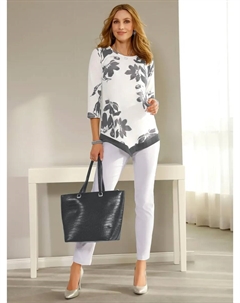 Рубашка с принтом "Shirt", цвет Ecru-Bedruckt Classic basics