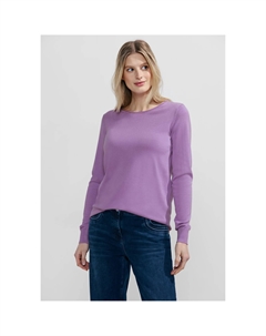 Свитер с круглым вырезом, с круглым вырезом, цвет Sporty Lilac Cecil
