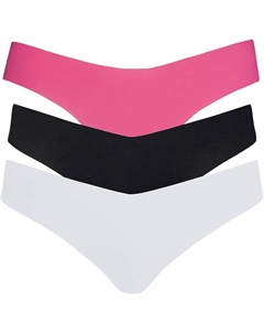 Стринги Classic Thong 3-Pack, цвет Pink/Black/White Commando