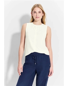 Майка, однотонная, белый Cecil